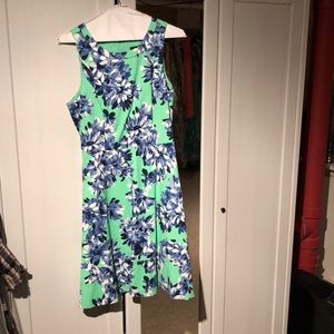 J. Crew floral dress.